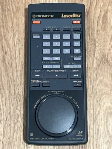 Controle Remoto LD Player Pioneer CU-CLD048 - LaserDisc