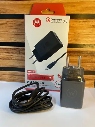 Carregador Turbo 40W 5.1A Motorola
