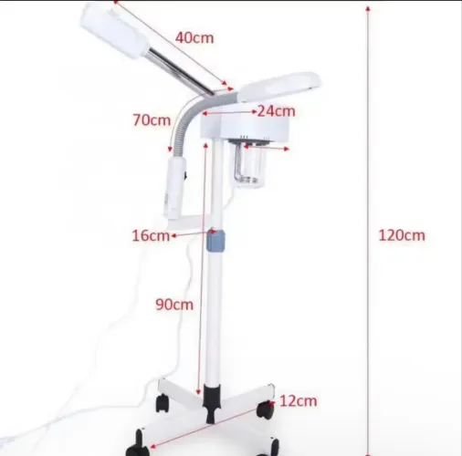 Luminária de Chão com Lupa e Vapor de Ozônio integrado Tripé