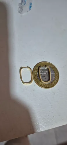 Argola ouro 18k