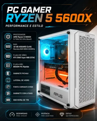 PC gamer (roda tudo)