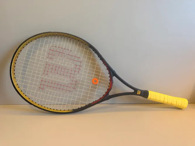 raquete de tênis wilson pete sampras comp | ideal para iniciantes | com capa | campinas/sp