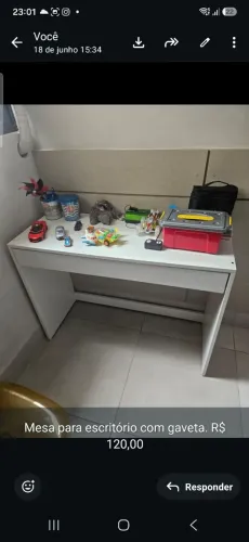 Vendo mesa de Mdf. Medida 1,00 cm x 40 cm