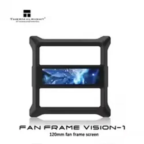 Thermalright FAN FRAME VISION-1 12cm Tela Plana IPS LCD de 3,69 polegadas Personalizada