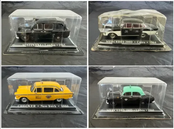 Miniaturas Coleção Táxis do Mundo