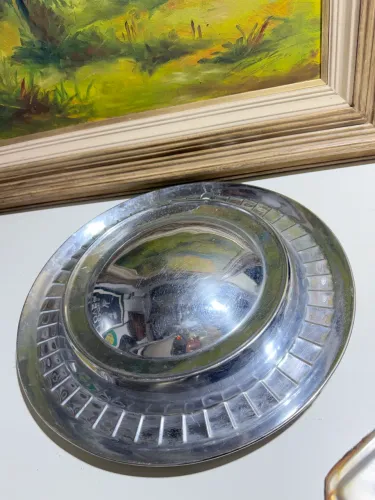 Calota antiga para decoração carro anos 50 