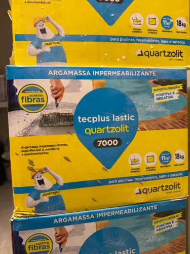 Argamassa quartzolit tecplus