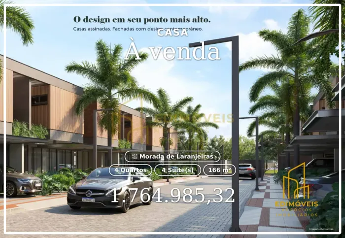 Não Perca: Casa em Morada de Laranjeiras com 4 Suítes e Área Verde Privativa!