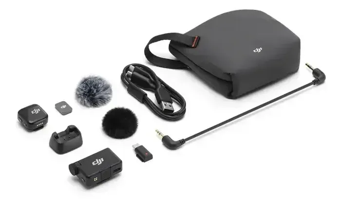 Microfone DJI Mic Mini (1 TX Microfone + 1 RX Receptor) 
