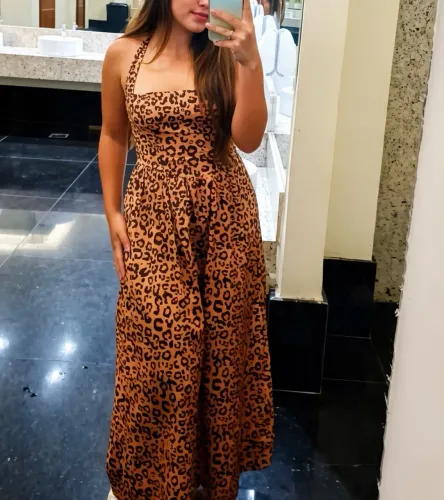 Vestido de oncinha