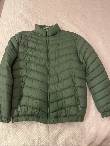 Jaqueta Puffer Verde Militar Masculina G