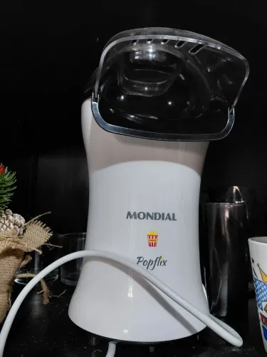 Pipoqueira Elétrica Mondial Branca