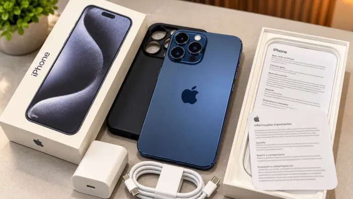 iPhone 15 pro Max 512 GB APPLE MAUAL E ITENS ORIGINAIS.