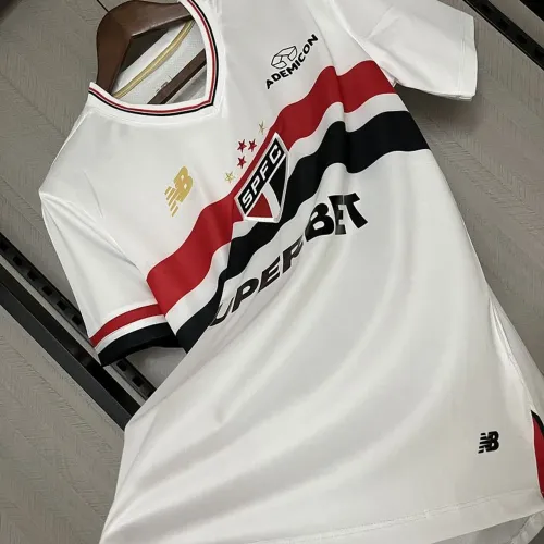Camisa São Paulo Futebol Clube Branca Nova Balance 25/26- Nova (Linha Premium)
