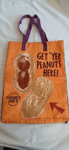 BOLSA GET'EYR PEANUTS HERE! REUTILIZÁVEL.