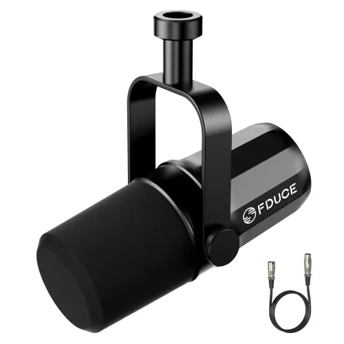 Microfone para rádio, estúdio e podcast 
