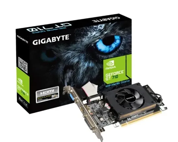 Placa de Vídeo GT710 2GB Gigabyte na Caixa