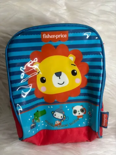 Mochilinha Infantil Fisher-Price Leãozinho Colorida