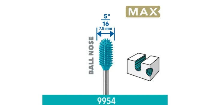 Super Escareador Para Esculpir de ponta arredondada de 7,9mm DREMEL MAX LIFE (9954)
