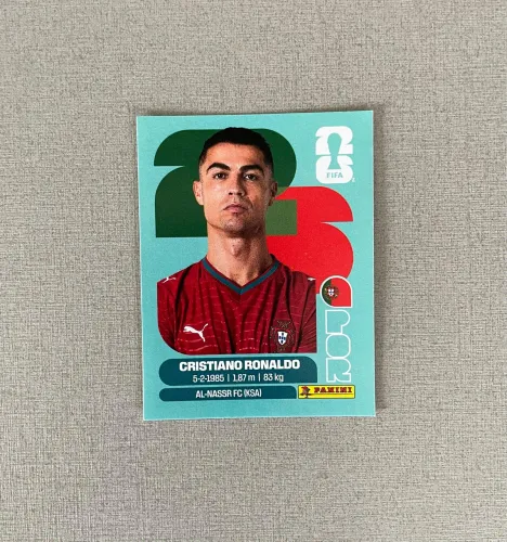 Figurinha Cristiano Ronaldo 2026 normal.