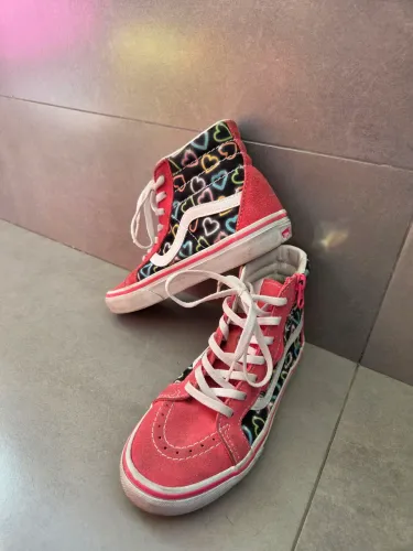 Tênis Infantil Vans Sk8-Hi Reissue Side Zip Rosa TAM 31