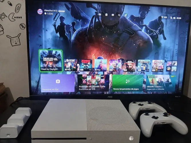 Xbox One S 1TB - Impecável | 2 Controles Originais + Jogos