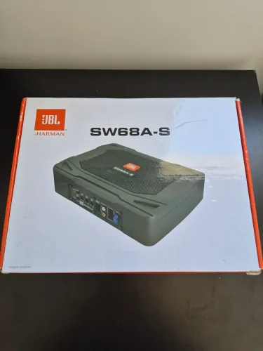 SUBWOOFER AMPLIFICADO JBL SW68A-S 6X8" SLIM