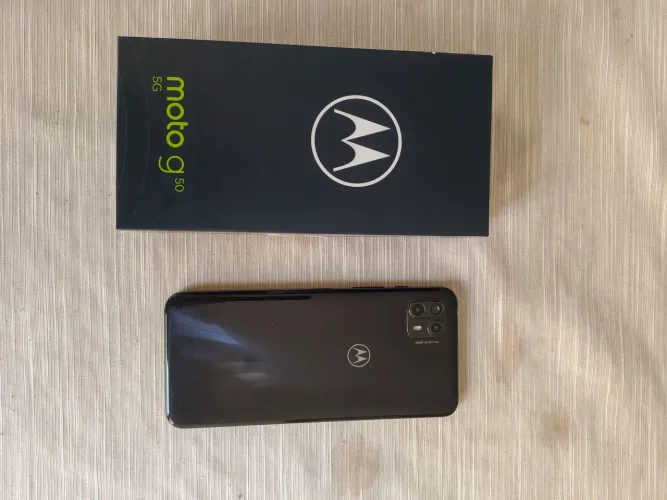 Vendo Motorola G50 5g 128gb . Azul. Acompanha nota fiscal e caixa