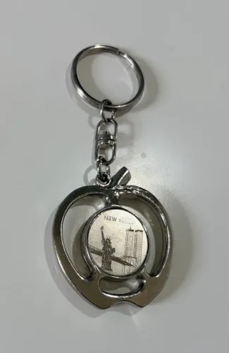 Chaveiro Big Apple New York em Metal