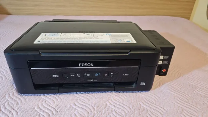 Epson L355 imprimindo em branco