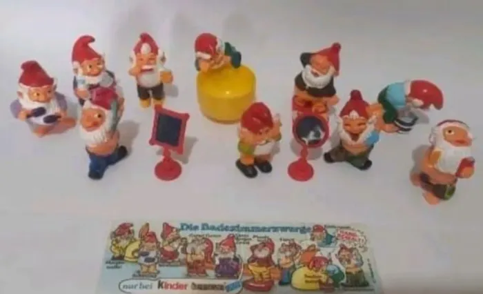 Kinder ovo coleção completa anões