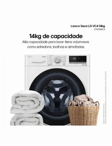 Maquina lava e seca LG
