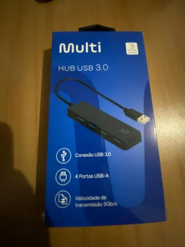 HUB USB 3.0 4 PORTAS MULTILASER AC444