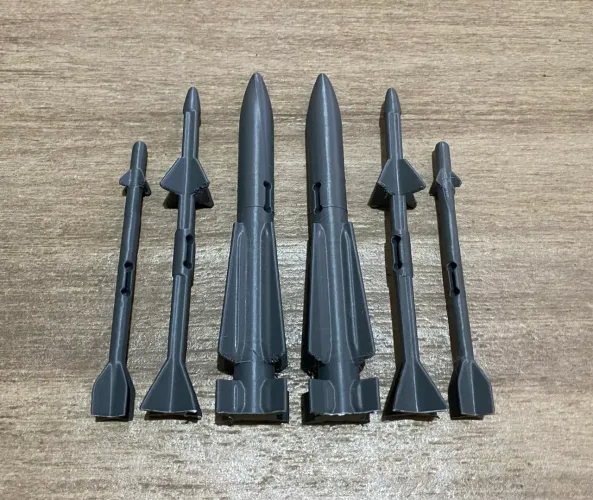 Lote mísseis F-14 SkyStriker Comandos em Ação GI Joe - impressão 3d
