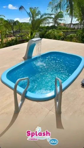 Piscina 3,20x2,00x1,30 completa em até 15x FINANCIADA.