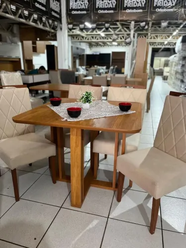 Mesa 4 lugares nova pronta entrega