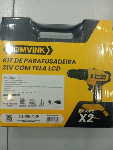 Parafusadeira recarregável 