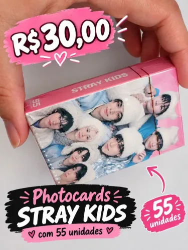 Photocard STRAY KIDS, Katseye e Baby Monster