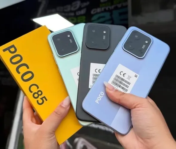 Celular Poco C85 4G NFC 256GB 08GB RAM-NOVO R$949,00 