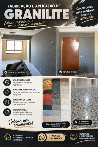 GRANILITE , Fabricação e Aplicação de Pisos, Paredes e Fachadas - Orçamento Grátis!