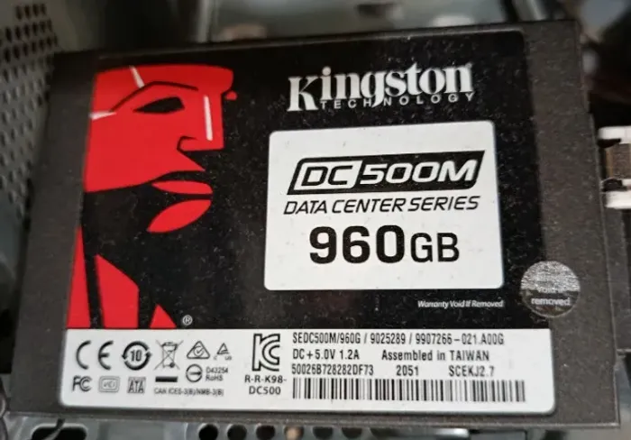 SSD Kingston Servidor DC500M 960GB