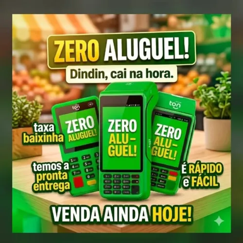 MAQUINAS DE CARTÃO SEM MENSALIDADE