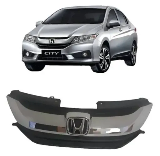 Grade Honda City 2015 2016 2017 2018 Grade City Com Friso Cromado Sem Emblema