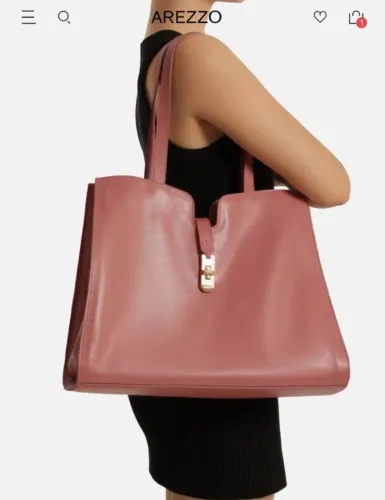 Bolsa Arezzo couro legitimo
