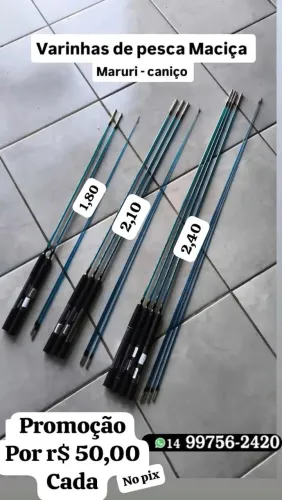 Itens para pesca ... Retirar no local .. Lençóis Paulista 