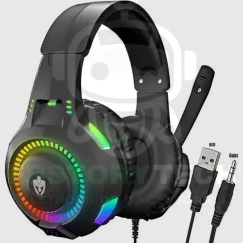 Headsets Gamer MBTech Standard Color Change - LED RGB e Microfone Rotacional