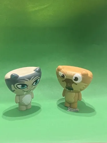 Bonecos miniatura da Era do Gelo do ano de 2012