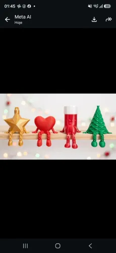 Enfeites de Natal articulados