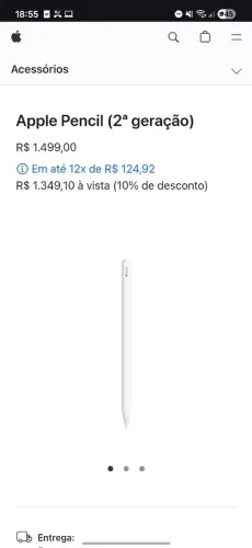 Apple Pencil 2ª Geração