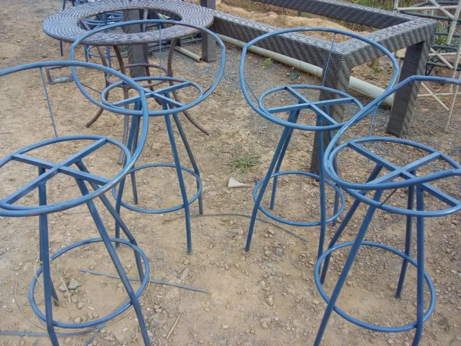 Estrutura de banquetas